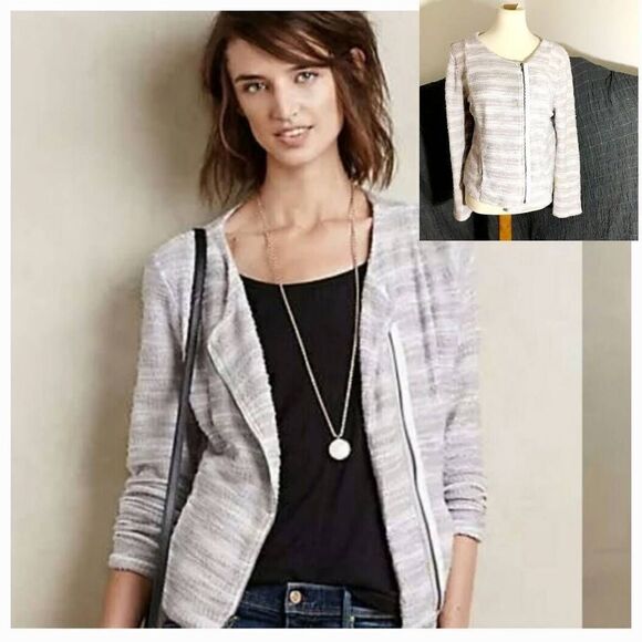 Anthropologie Dolan Left Coast Kinney Moto Jacket Size Large - Picture 1 of 10